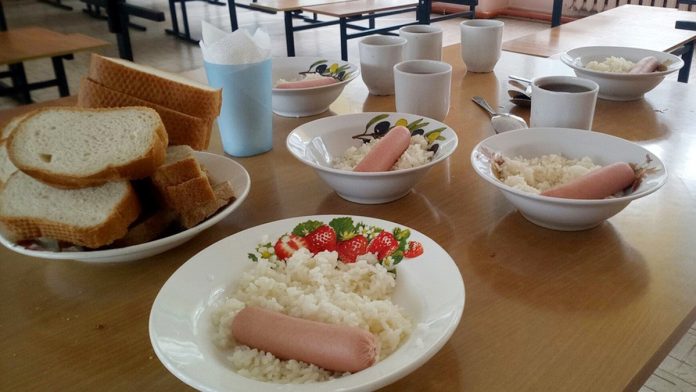 школьный завтрак Шацк