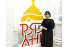 Волонтер из Сараевского района Светлана Андросова получила знак «Доброволец Рязанской области»