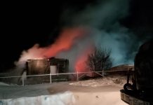 В Сараевском округе сгорел жилой деревянный дом