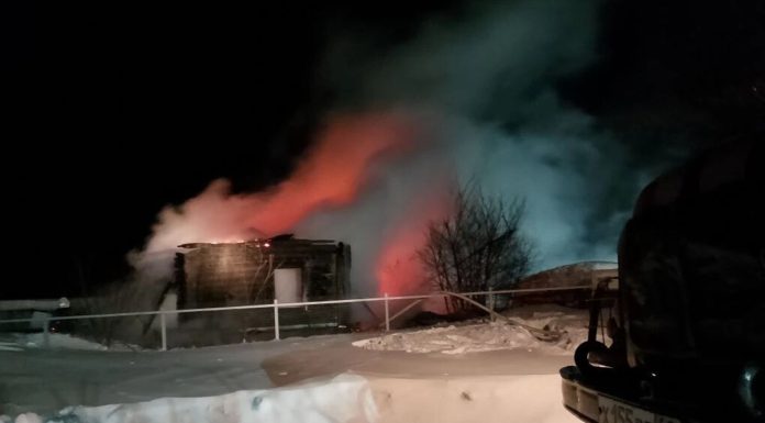 В Сараевском округе сгорел жилой деревянный дом