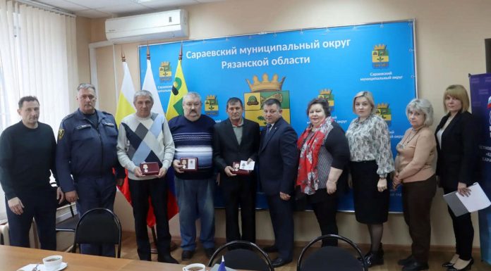 В Сараях ликвидаторам последствий на Чернобыльской АЭС вручили медали