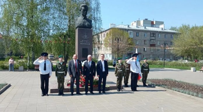 В Рязани обновили памятник Герою Советского Союза Владимиру Молодцову
