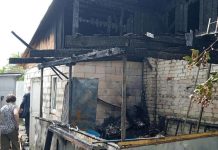 В Сараях горел жилой дом